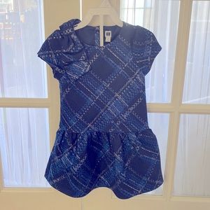 Janie and Jack size 3 dress with matching hair clip